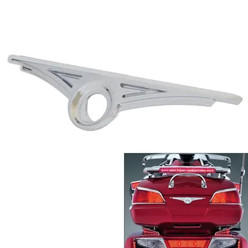 

Motorcycle Chrome Rear Trunk Key Lock Hole Trim Adhesive Accent ABS Plastic For HONDA Gold Wing Goldwing 1800 GL1800 2001-2017