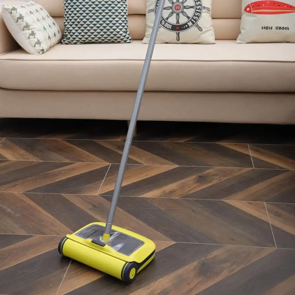 Уборочная щетка для пола Cleanhome плоская Швабра из микрофибры деревянной