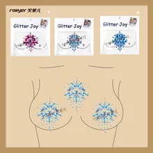 Экологически чистые резиновые, Акриловые Алмазные INS beauty популярные европейские и американские стильные алмазные груди пасты татуировки для тела Dia