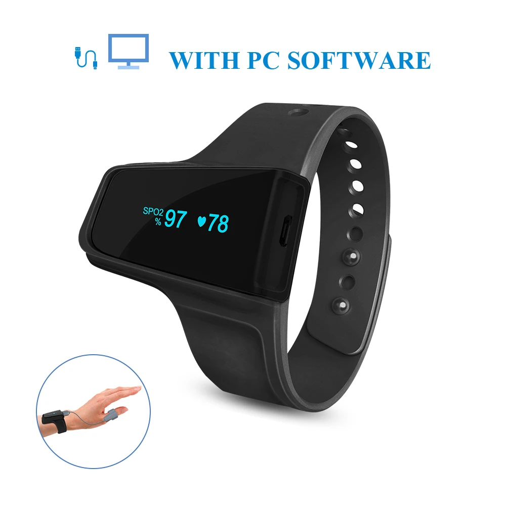 Nadgarstek pulsoksymetr snu z alarmem wibracji dla bezdechu sennego COPD chrapanie APP PC raport Mate maszyna CPAP FDA Viatom Checkme O2 Nadgarstek pulsoksymetr snu z alarmem wibracji dla bezdechu sennego COPD chrapanie APP PC raport Mate maszyna CPAP FDA Viatom Checkme O2