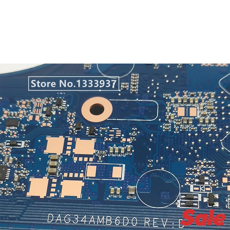 Для hp павильон 15-AU Материнская плата ноутбука SR2ZW I3-7100U DAG34AMB6D0 901579-001 901579-501 901579-601 материнская плата
