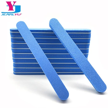 

20 Pcs/Lot Nail File 100/180 Buffing Slim Professional Nail Files Sanding Block Washable Manicure Tools Nail Polishing Sandpaper
