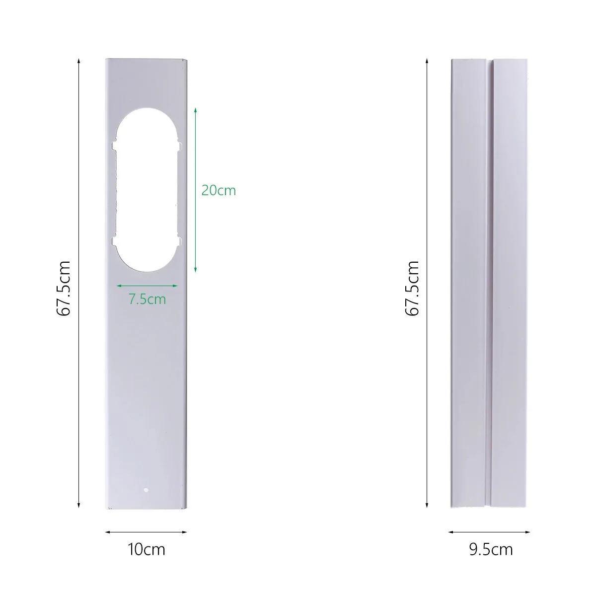 adaptateur de fenêtre portable et réglable pour climatiseur portable Wallfire Kit de glissière de fenêtre pour plaque 
