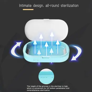 

Mobile Phone Sterilizer Suitable For All Phone, Android Devices, Pacifiers, Smart Watches, Headphones, Keys
