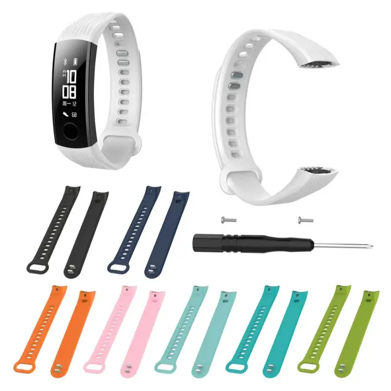 New Bracelet Strap Sports Replacement Wrist Band For Huawei Honor 3 Smart Watch With Tool Silicone Replacement Smart Accessories