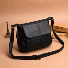 Простые сумки через плечо, высокое качество, натуральная кожа, женские сумки, мягкие сумки-мессенджеры, женские сумки