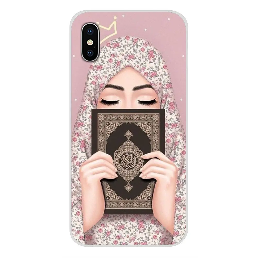 images 5 Чехлы из ТПУ для huawei G7 G8 P7 P8 P9 P10 P20 P30 Lite Mini Pro P Smart плюс мусульман, девочка глаза в хиджаб уход за кожей лица - Цвет: images 5