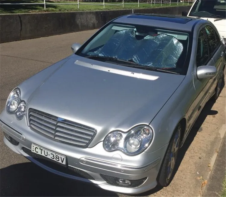 Для Benz C W203 2000/2006 передние фары прозрачные абажуры лампы оболочки маски фары крышка объектива фары стекло
