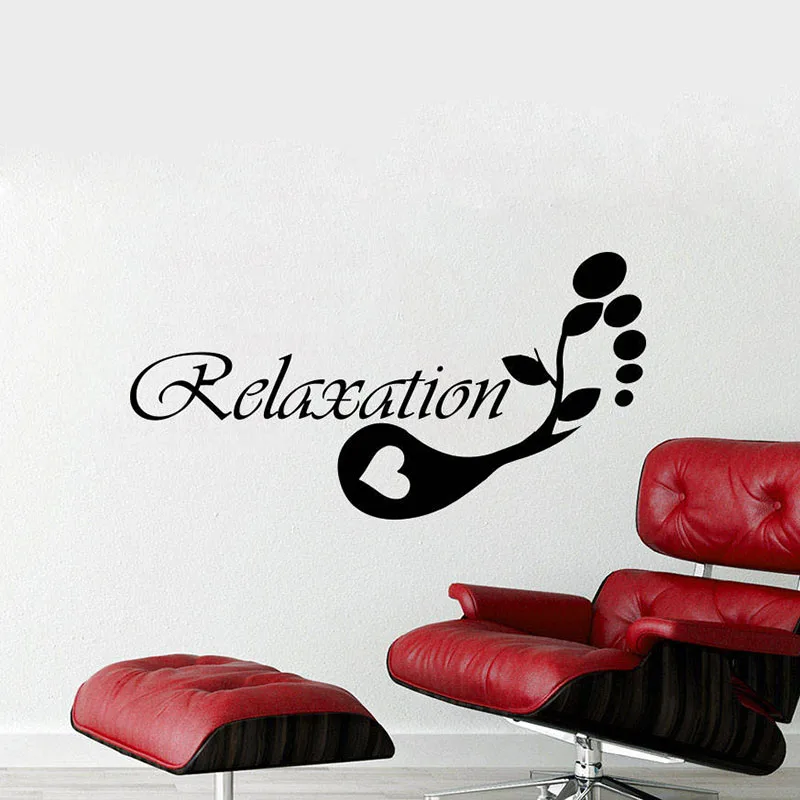 Креативные настенные Стикеры для спа-салона расслабляющие наклейки салона