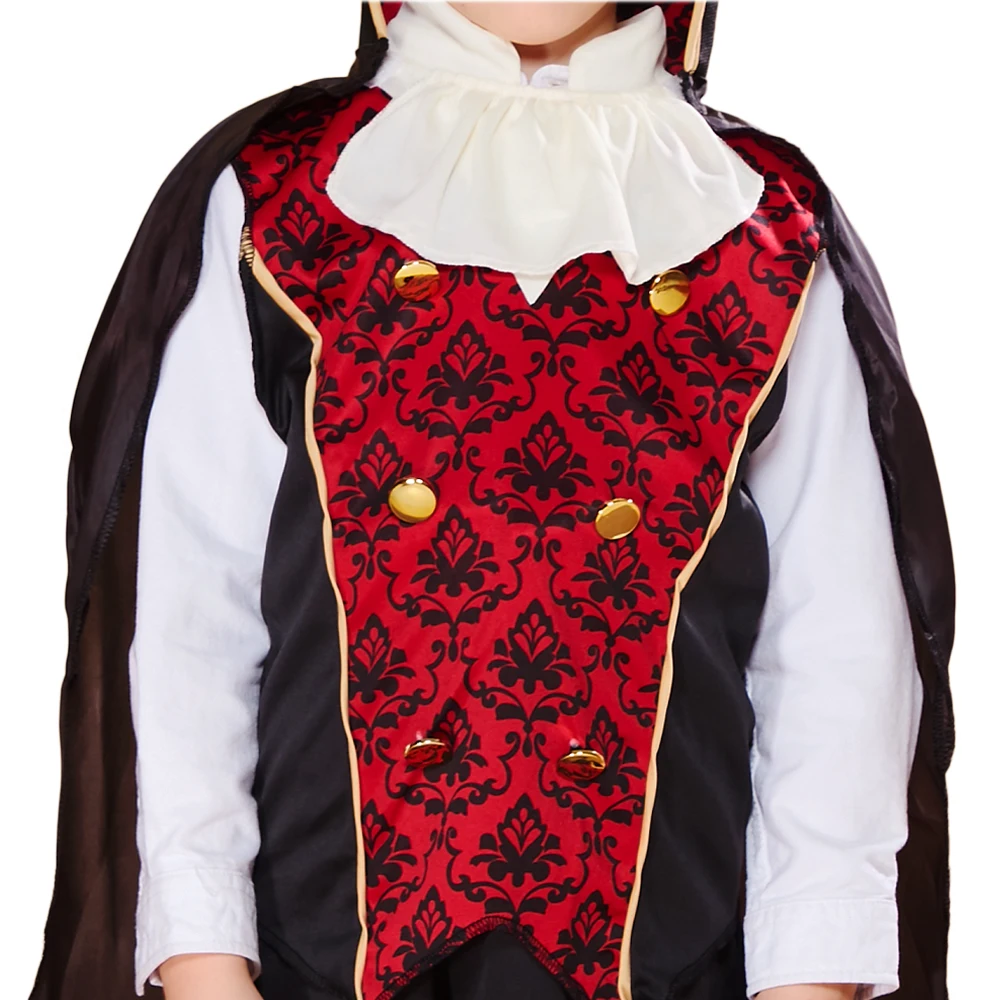 SNAILIFY страшный вампир Дракула Косплей накидка для мальчиков Хэллоуин костюм для детей Карнавальная вечеринка, Забавный платье