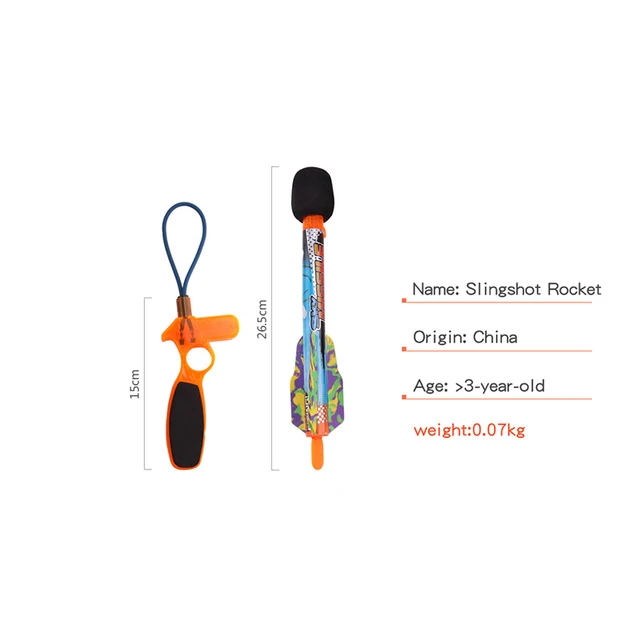 Flying Slingshot Child Outdoor Toy Rocket Screaming Whistle Sky Missile Toy Child Boy Girl Toy Game Gift 4