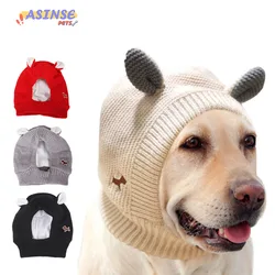 Chapeau chaud pour chien, chapeau avec oreilles, mignon, accessoires de noël pour petits et grands chiens, Costume amusant, hiver et automne 