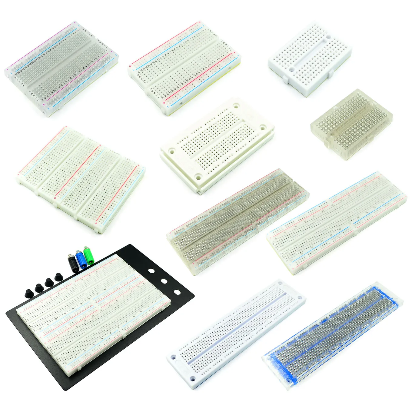 

SYB 120 400 500 830 840 1660 MB102 GL-12 Points Solderless PCB Breadboard Mini Universal Test Protoboard DIY Bread Board