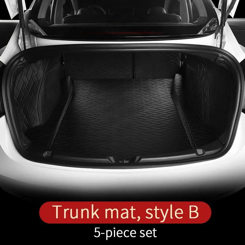 

Кожаный багажник для 2021 Tesla model 3 коврик для багажника Tesla model 3 Аксессуары Модель 3 tesla three tesla модель 3/аксессуары model3