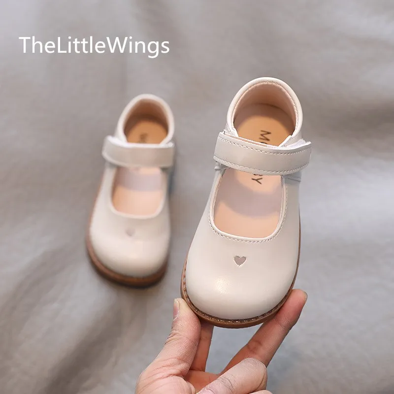 Girls School Retro Leather Shoes Autumn Spring Korean Fashion Children's Shoes 1-6 Years Old leather shoes