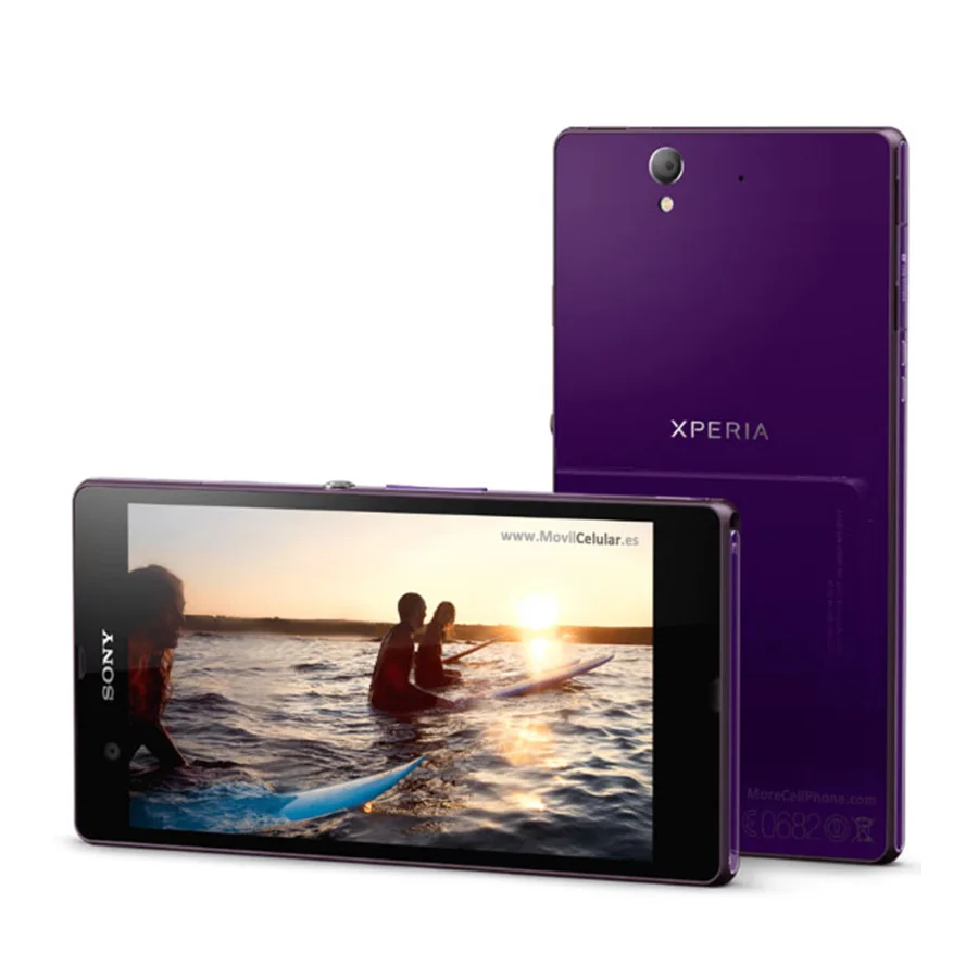 Мобильный телефон sony Xperia Z C6603 LTE 4G 5," 1080x1920 p 2 Гб ОЗУ 16 Гб ПЗУ четырехъядерный 13.1мп камера Android калфон NFC