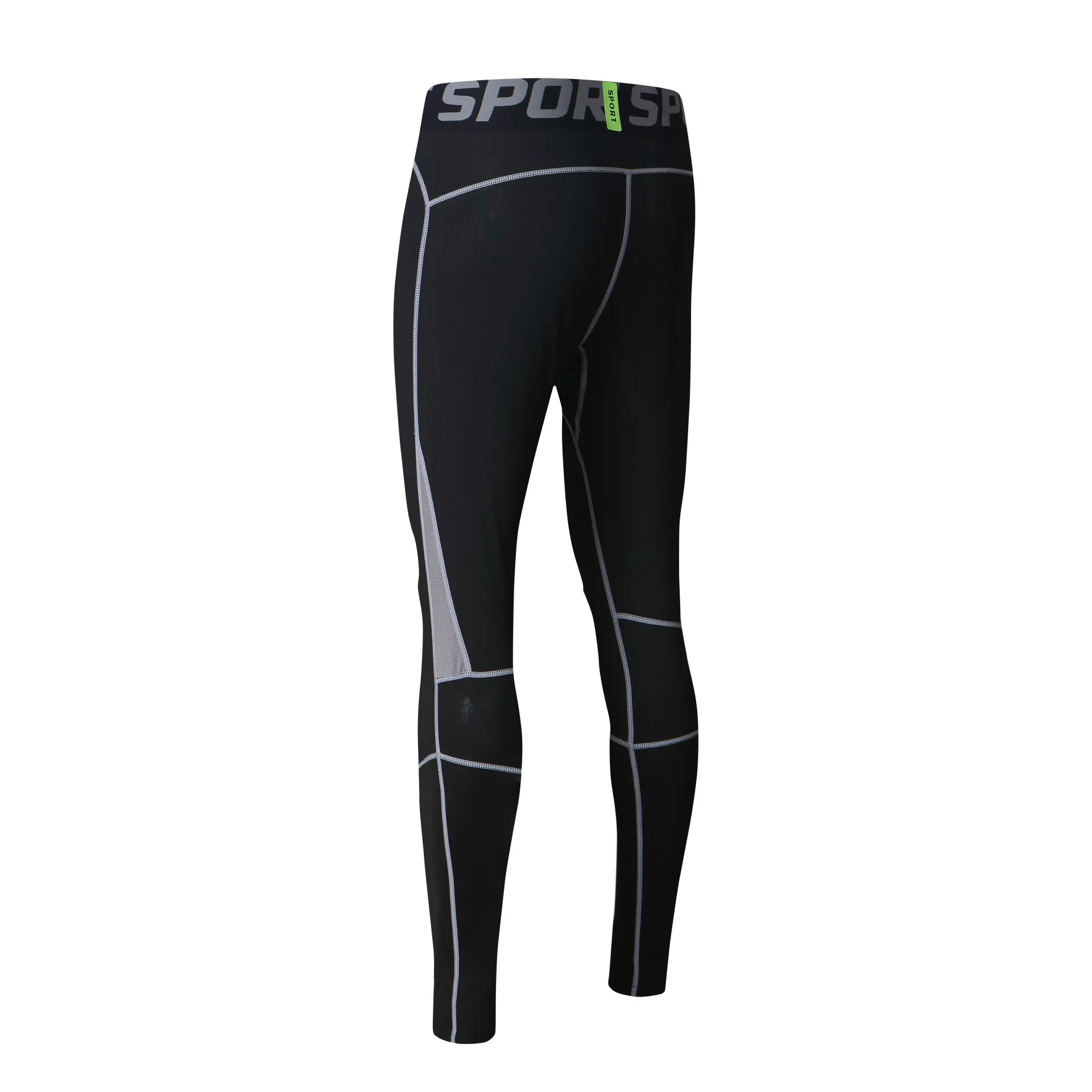 Men's Sports Pro Tight Pants Stretch Trousers Men Quick-Dry Fitness Compression Pants Base Training Trousers