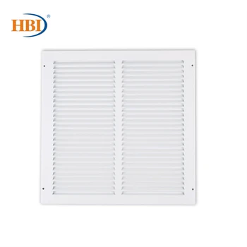 

HBI 10PCS W14"xH14" Steel White Finished Return Air Grilles Ceiling Air Vent Ceiling Duct Cover Air Register Ventilation Grilles