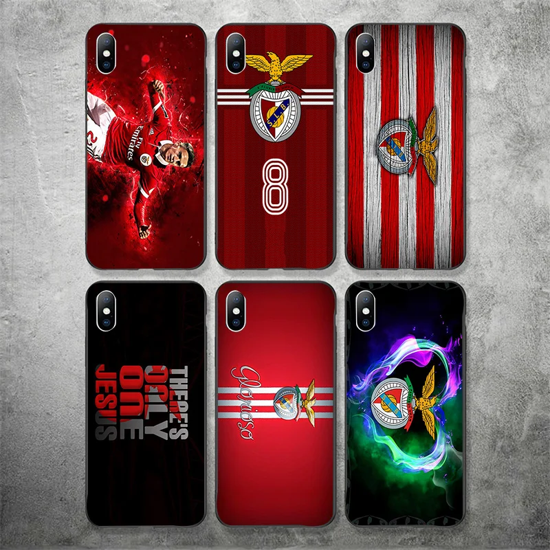

Phone Case For Sport Lisboa e Benfica FC Case For DIY Picture Cervi Silicon Soft TPU Cover For iPhoneX XR XS MAX 7 8 7plus 6 5S