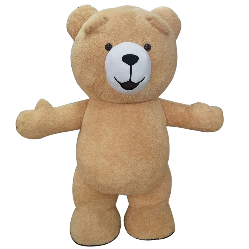 adult size11 Надувной медведь талисман плюшевый костюм костюмы вечернее платье, комплекты одежды Продвижение карнавал реклама открытый наряд - Цвет: adult size11