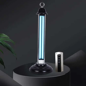 

Portable 254nm UVC bacteria sterilization room air UV sterilizer germicidal desk lamp remote controll Quartz tube disinfection