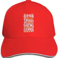 Унисекс хорошие вещи случится модная бейсболка с козырьком Кепки для путешествий/Товары для спорта