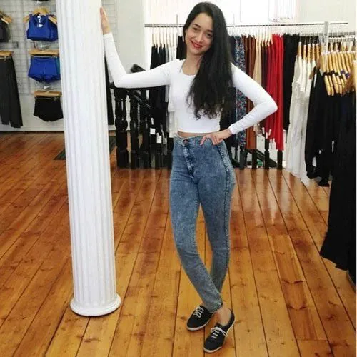 Джинсы aajeans в европейском и американском стиле, обтягивающие, эластичные, с высокой талией, женские ковбойские леггинсы, женские