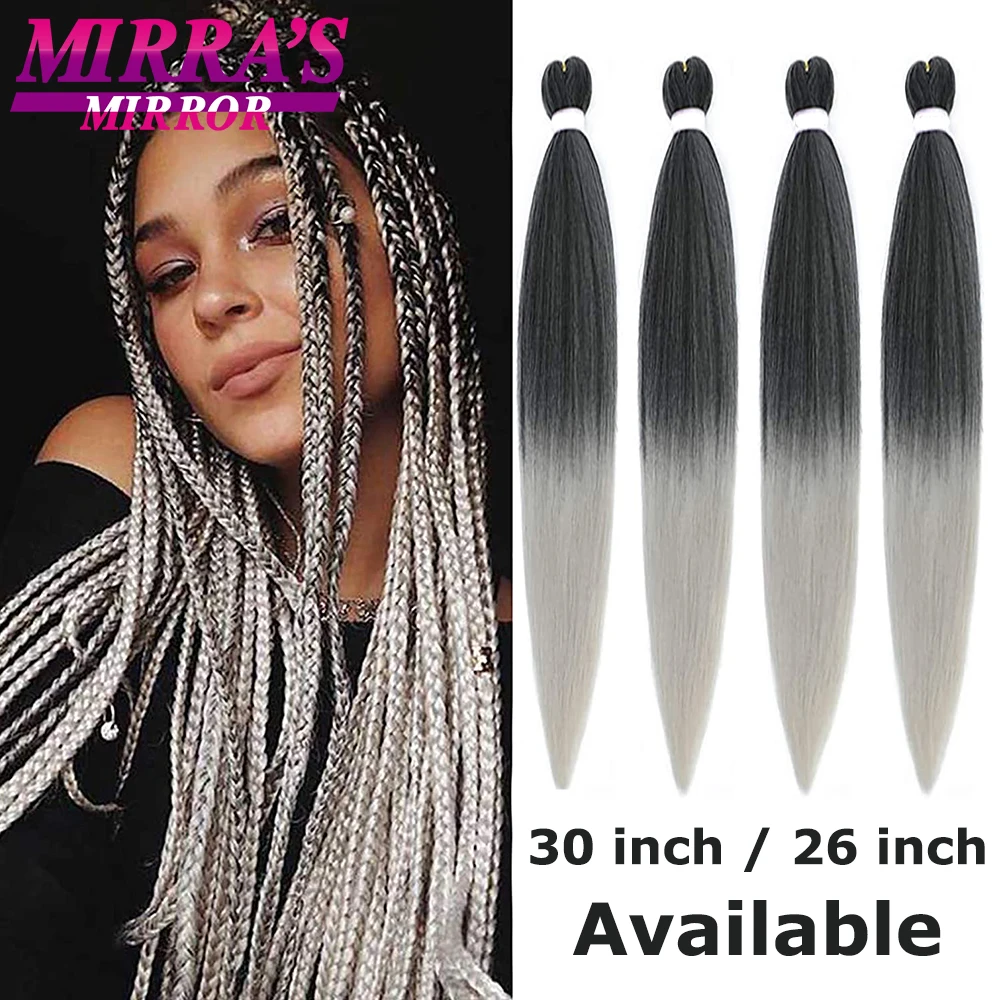 Mirra's Mirror Ombre Braiding Hair Extensions Long Braid 30 Inch 26