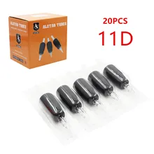 20шт ALSTAR одноразовый зажим для нанесения татуировки Трубы 25 мм тату ручка 11D ручка для стандартных татуировок Neeldes тату машина пистолет