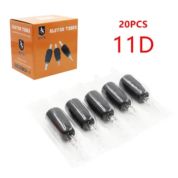 

20pcs ALSTAR Disposable Tattoo Grip Tubes 25MM Tattoo Grip 11D Grip For Standard Tattoo Neeldes Tattoo Machine Gun