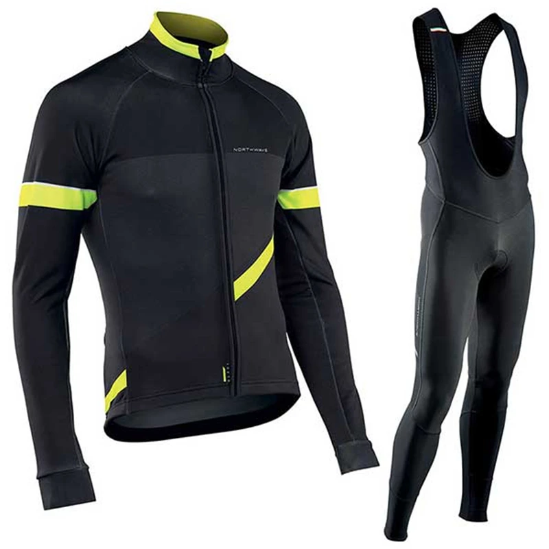 4 Комплект из Джерси для велоспорта Pro Team NW Hombre Ropa Ciclismo Northwave, весенне-осенний комплект с длинными рукавами для велоспорта, одежда для горного велосипеда - Цвет: 4