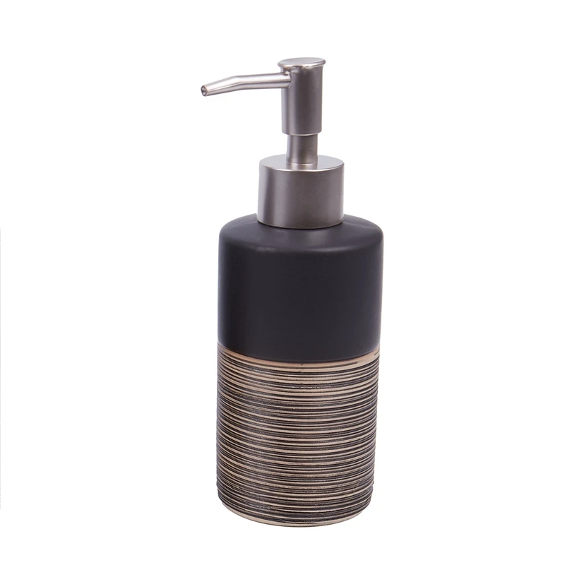 

4Pcs Porcelain Bathroom Set European Bathroom Ceramic Liquid Soap Dispenser Porcelain Soap Toothbrush Holder Home Decoration