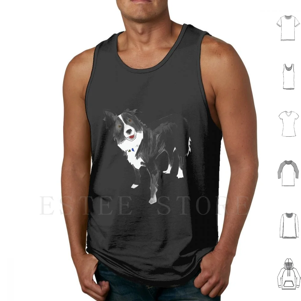 Border Collie Link Canotte Gilet Senza Maniche Border Collie Border Collie World Border Collie Lovers Dog Cute