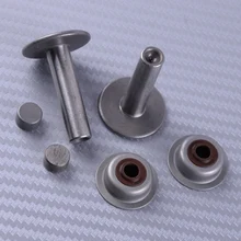 LEATOSK High Quality Silver Steel Valve Lifter Stem Seal Protection Cap Kit Fit For Honda GX120 GX160 GX200 Engine LEATOSK High Quality Silver Steel Valve Lifter Stem Seal Protection Cap Kit Fit For Honda GX120 GX160 GX200 Engine