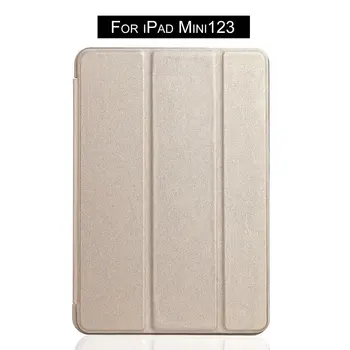 

Shockproof PU Leather Silicone Soft Cover Case Solid Color Smart Stand Tablets Protective Case Suitable for iPad Mini 1/2/3
