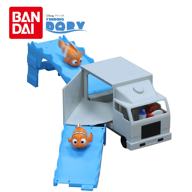 Bandai подлинный продукт Nemo 2 Счастливый плавательный рыбный грузовик набор