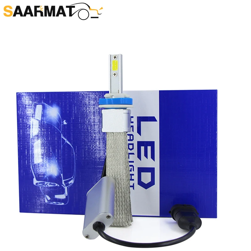 

SAARMAT H4 9003 Hi/Lo Beam Car Headlight LED H7 H1 H8 H9 H11 9005 HB3 9006 HB4 50W 10000lm 6000K Auto Headlamp Fog Light Bulbs