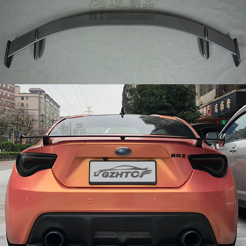 Для Toyota GT86 Subaru BRZ Scion FR-S углеродного волокна авто спойлер заднего багажника крыла