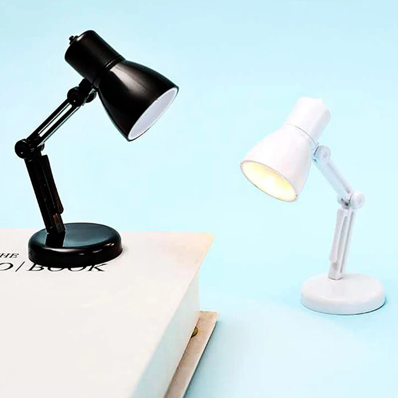 Mini LED Desk Lamp Touch Small Table White Black DC5V Powered Light 6000K Night Portable | Освещение