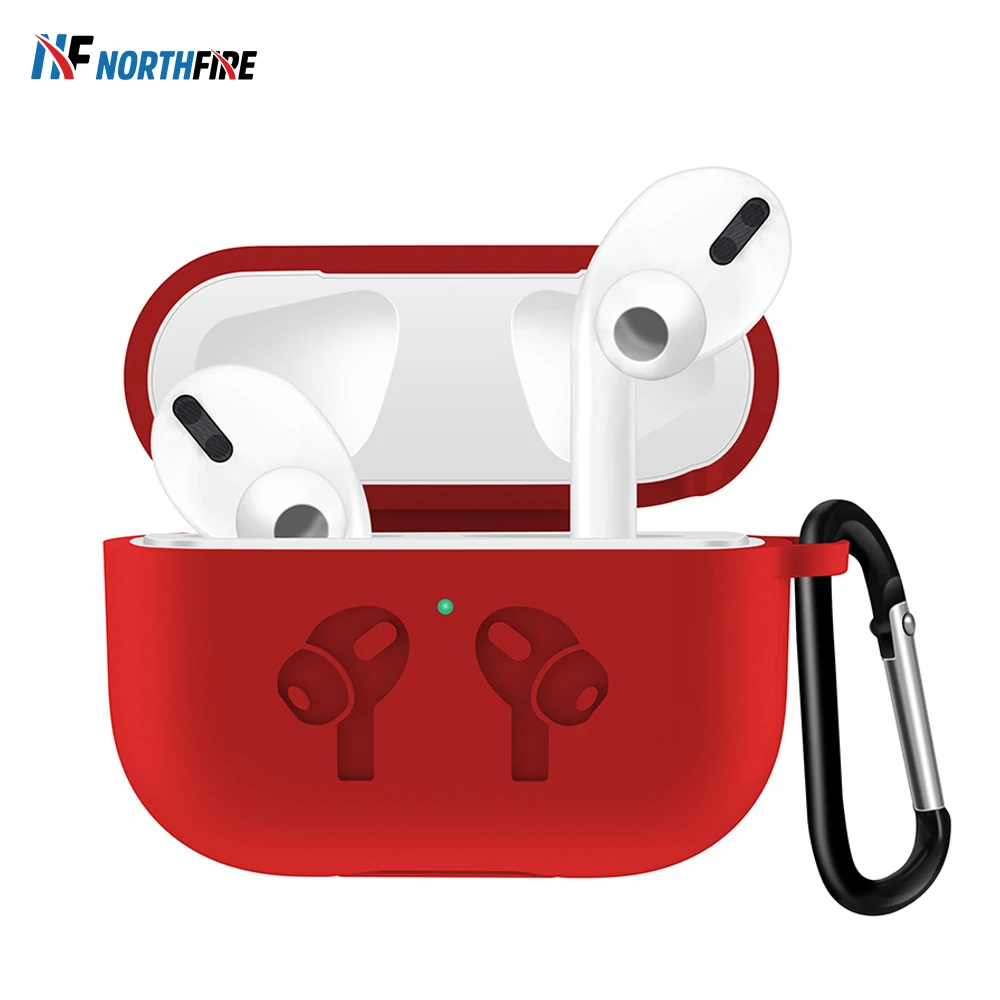 Мягкий силиконовый чехол для Airpods Pro 3 защитный беспроводной наушников коробка Apple