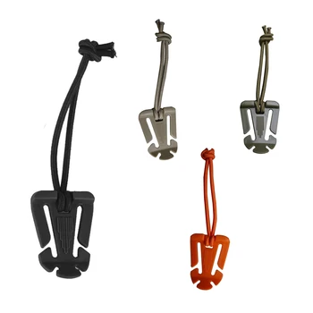 

10pcs Soft Elastic Cord Strap Hanging Clips Roll Buckle