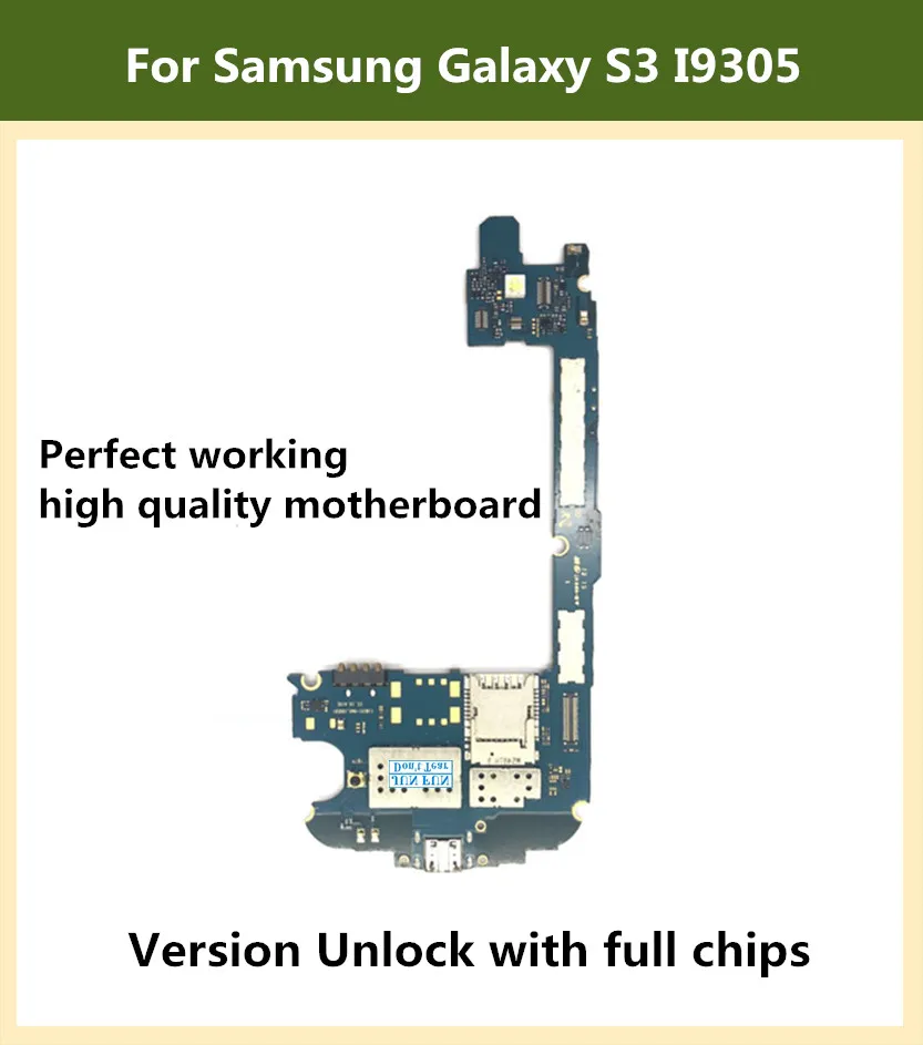 Используется оригинальная материнская плата для Samsung Galaxy S3 i9305 разблокированная материнская плата Android логическая плата протестирована хорошая пластина