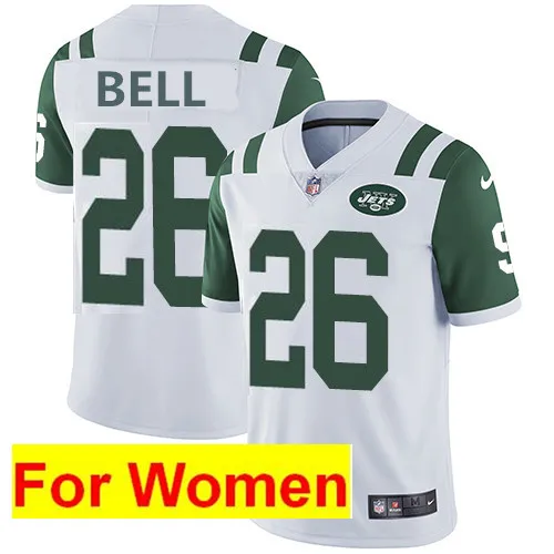 For women Нью-Йорк Высокое качество Джетс Le'Veon Bell 26 мужчин женщин молодежи Джерси - Цвет: For women