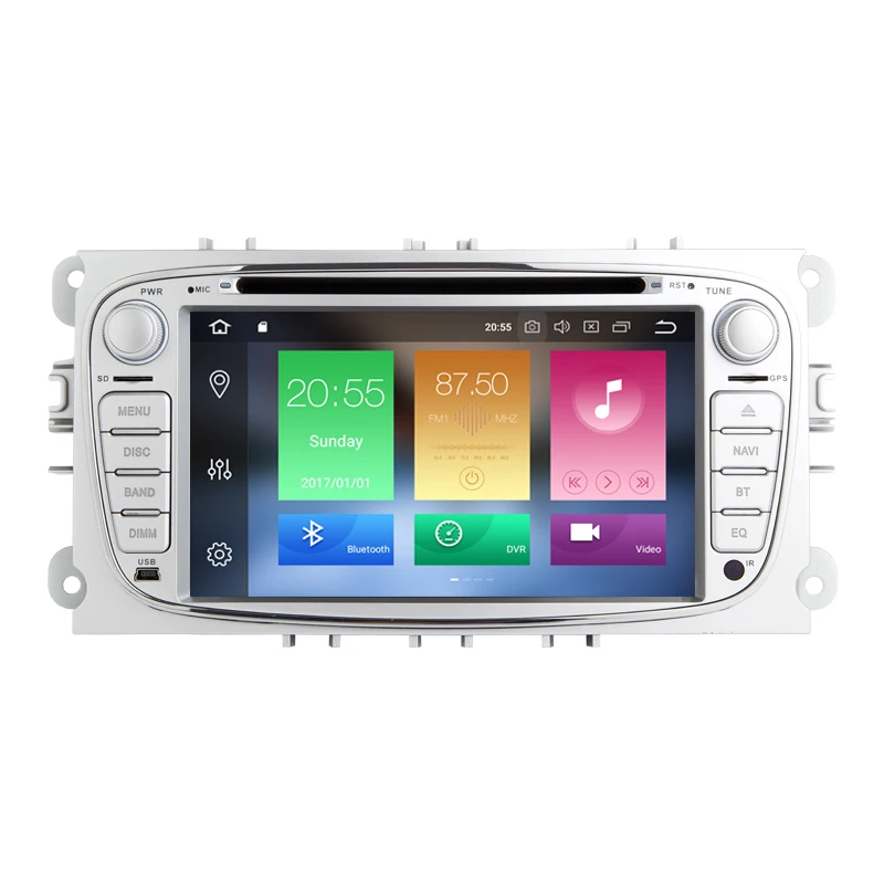Clearance Xonrich Android 9.0 GPS Car Radios 2 Din Car Multimedia player Audio DVD Player For Ford/Focus/S-Max/Mondeo 9/GalaxyC-Max 4+64G 1