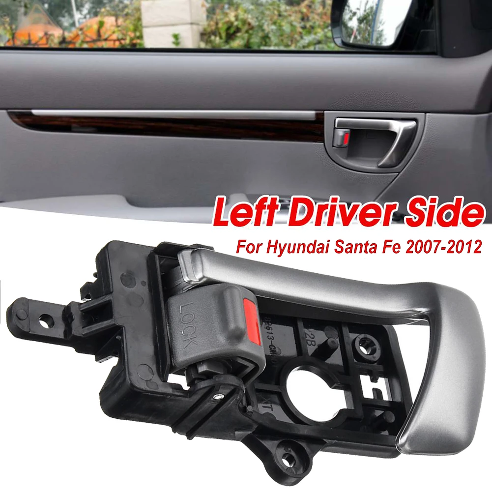Левая сторона Межкомнатная дверная ручка для hyundai Santa Fe 2007-2012 826202B0101D Высокое качество прочный легко установить автомобильные аксессуары