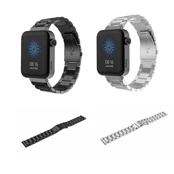 

Replaced Stainless Steel Watch Band Double Buckle Quick Release Wrist Strap for XIaomi Smart Watch MIUI Bracelet Accessories
