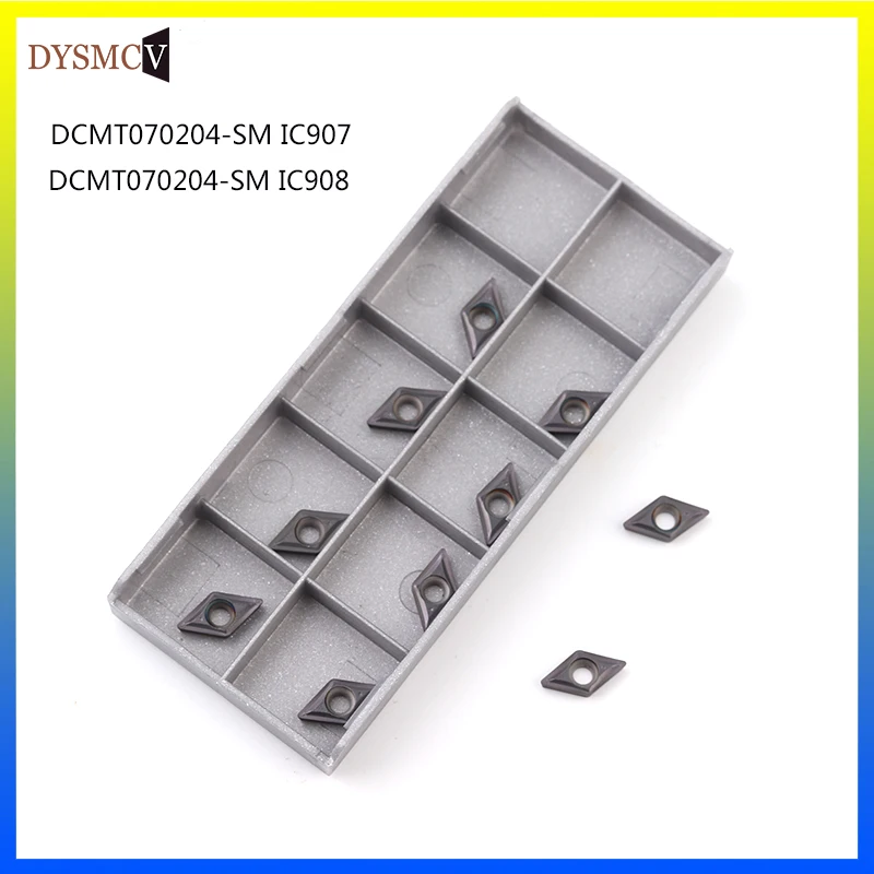 CNC 카바이드 인서트 DCMT 070204 터닝 나이프 블레이드 선반 블레이드, 내부 터닝 도구, DCMT070204 SM ...