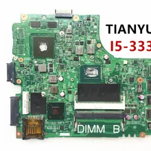 CN-055NJX 055NJX 55NJX 5J8Y4 для dell Inspiron 15R 3421 Материнская плата ноутбука SR0XL I5-3337U 12204-1 Материнская плата протестирована