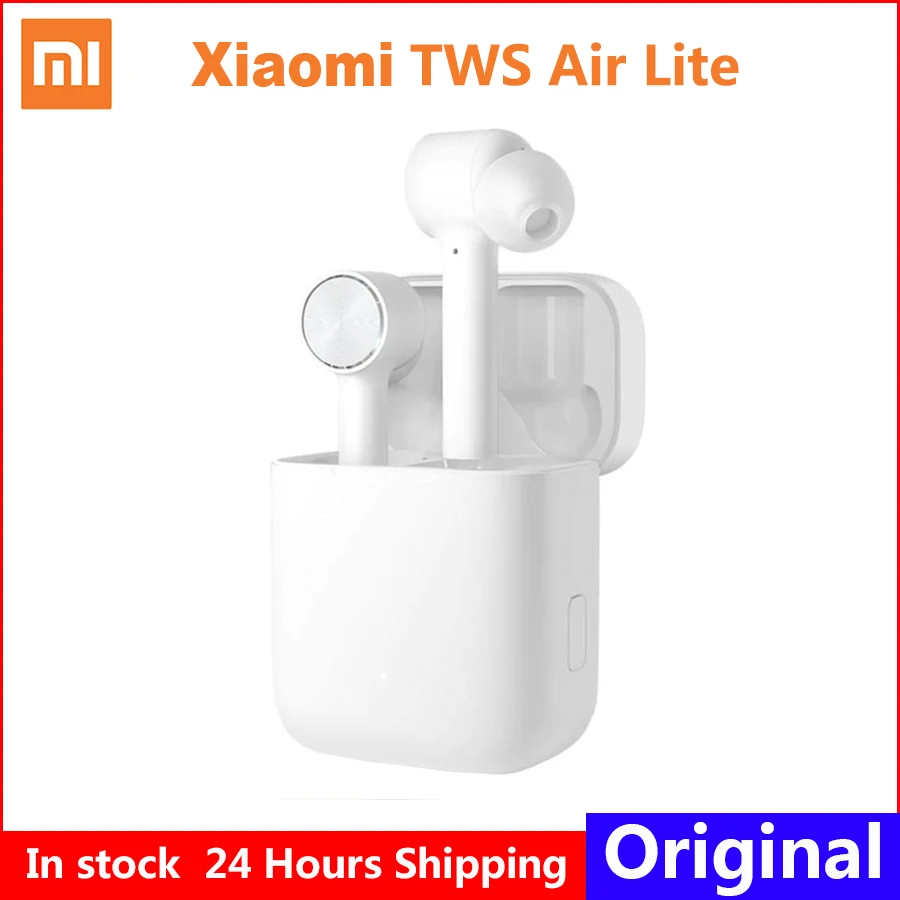 Оригинальные беспроводные наушники Xiaomi Mi настоящие Air Lite TWS Bluetooth гарнитура
