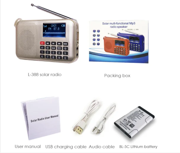 EONKO L-388 ¾籤 FM , TF USB AUX LCD ȭ ÷,   ͸